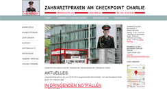 Desktop Screenshot of praxis-checkpoint.de